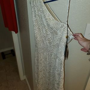 Tadashi one shoulder dress